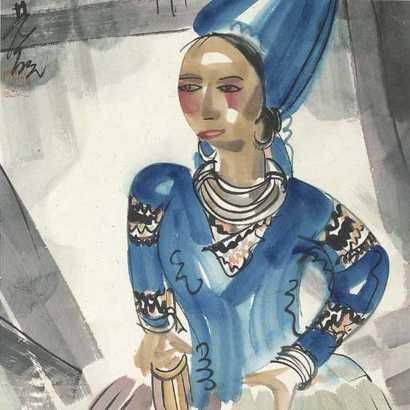 LIN FENGMIAN  A GIRL IN FOREIGN DRESS
